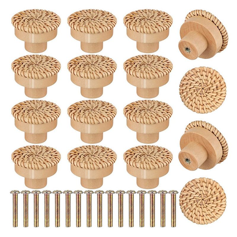 Furniture Hardware Paint - Uchwyty drewniane ABLQ z drewna bukowego