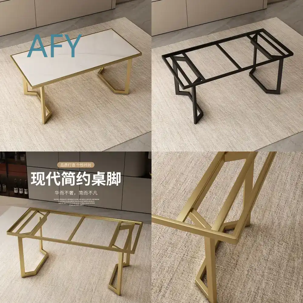Furniture Hardware Paint - Nóżki do stołu z inkrustowanymi płytkami,