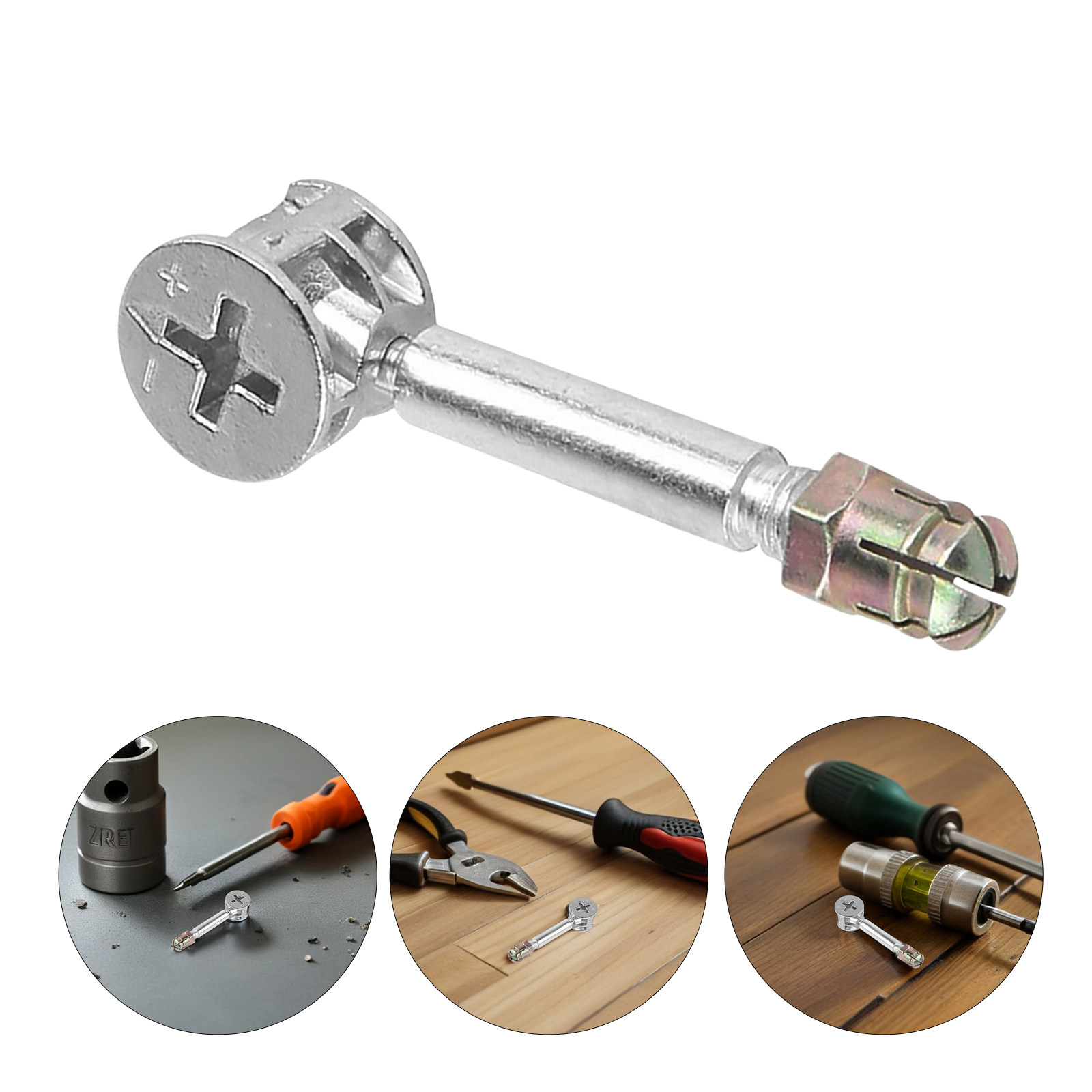 Furniture Knock Down Hardware - 40 szt. Złączek meblowych typu cam-lock