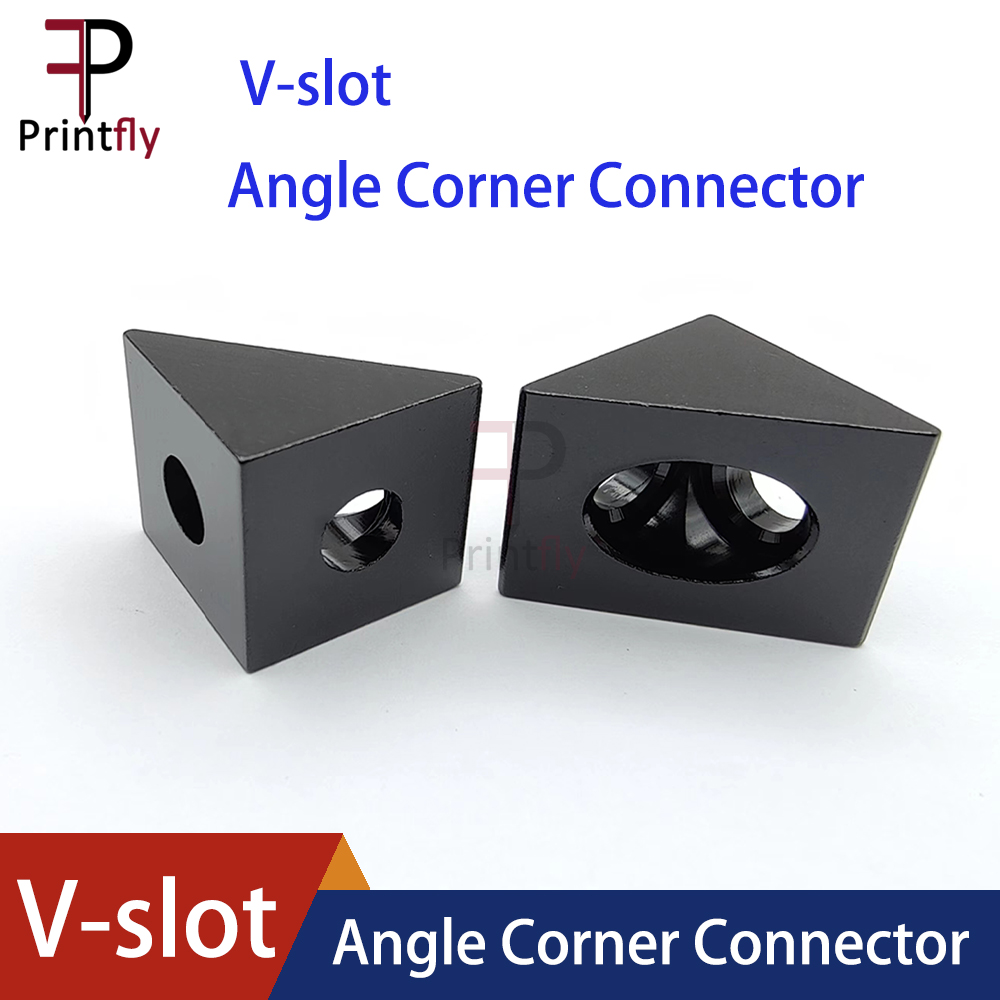 Corner Bracket Angle - V-slot czarny kąt złącze narożne wspornik