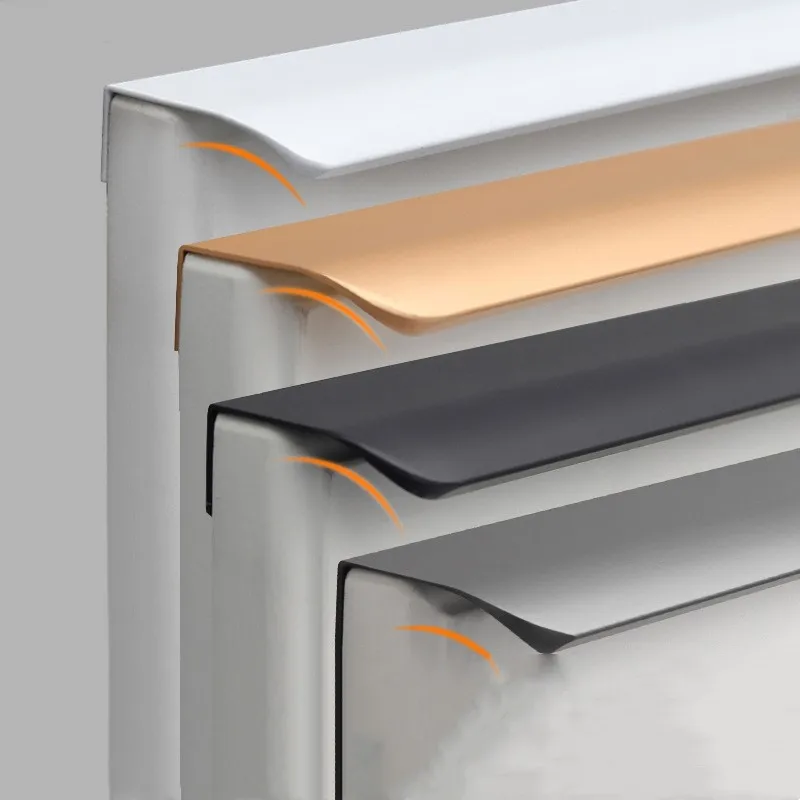 Drawer Pull Gold - Złoty Uchwyt Meblowy Wpuszczany do Szafek