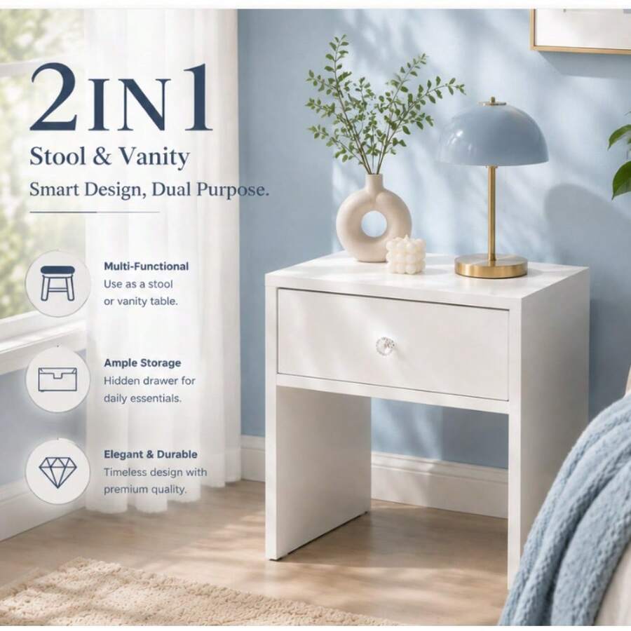 Stołek z funkcją przechowywani – Furniture Hardware Kit recenzja i cena