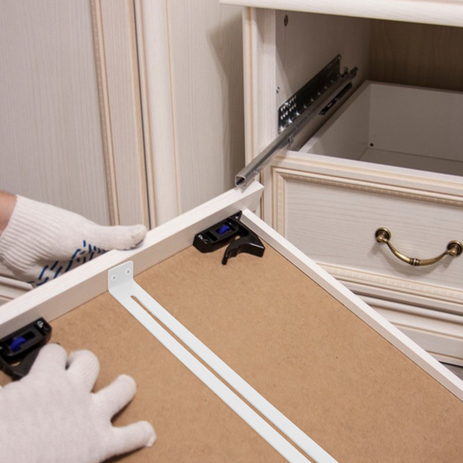 Zestaw 2 szt. wsporników do sz – Furniture Hardware Kit recenzja i cena