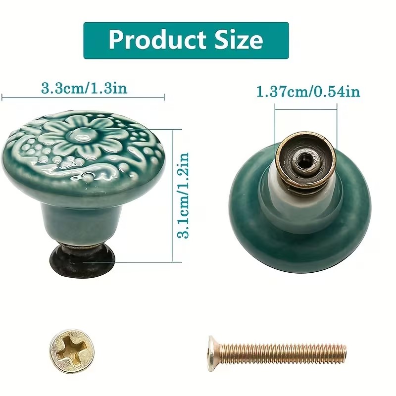12 szt. ceramicznych gałek do  – Furniture Hardware Kit recenzja i cena