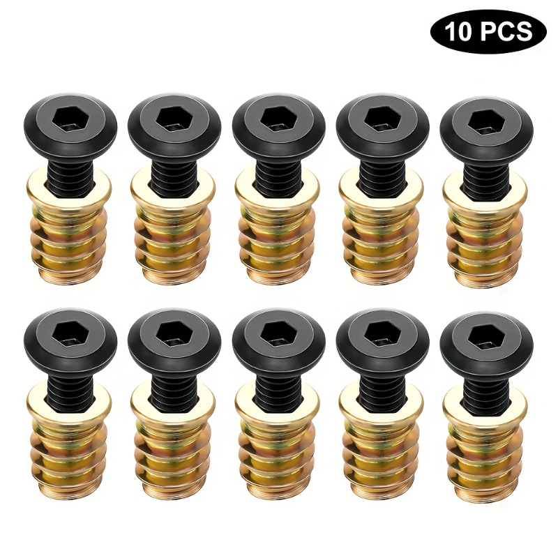 Zestaw 10 szt. gwintowanych wk – Furniture Hardware Kit recenzja i cena