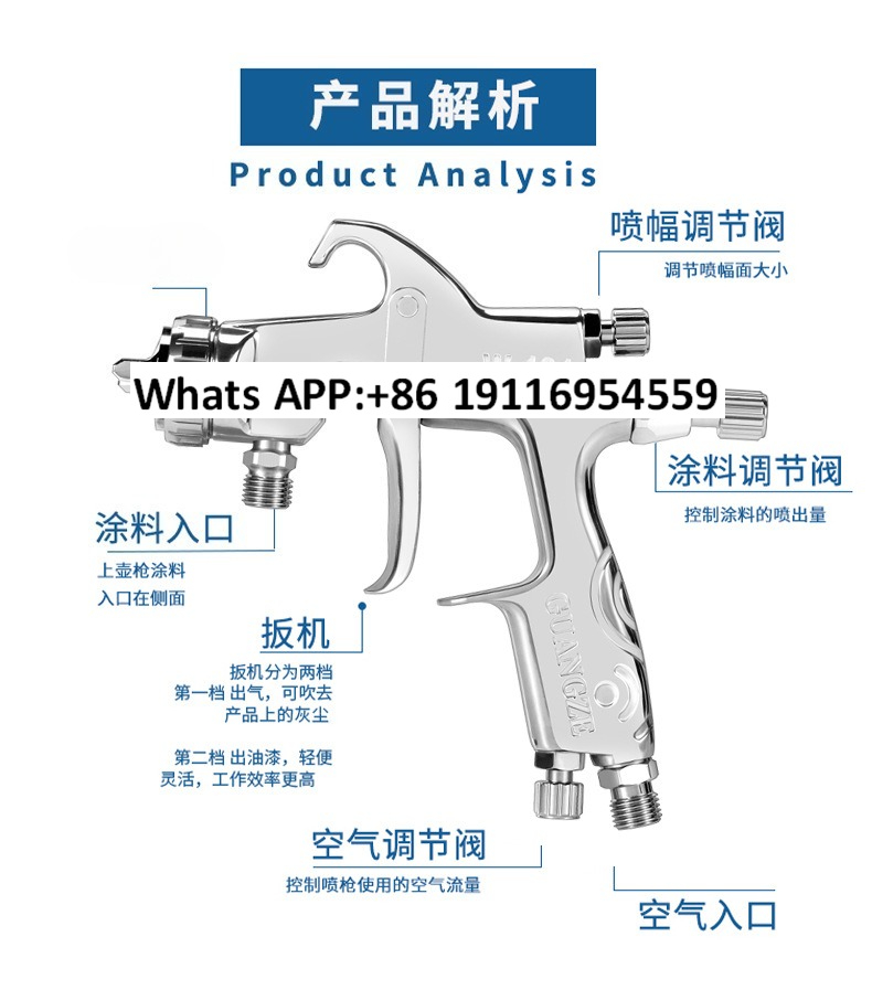 Pistolet natryskowy W-101, oku – Furniture Hardware Paint recenzja i cena