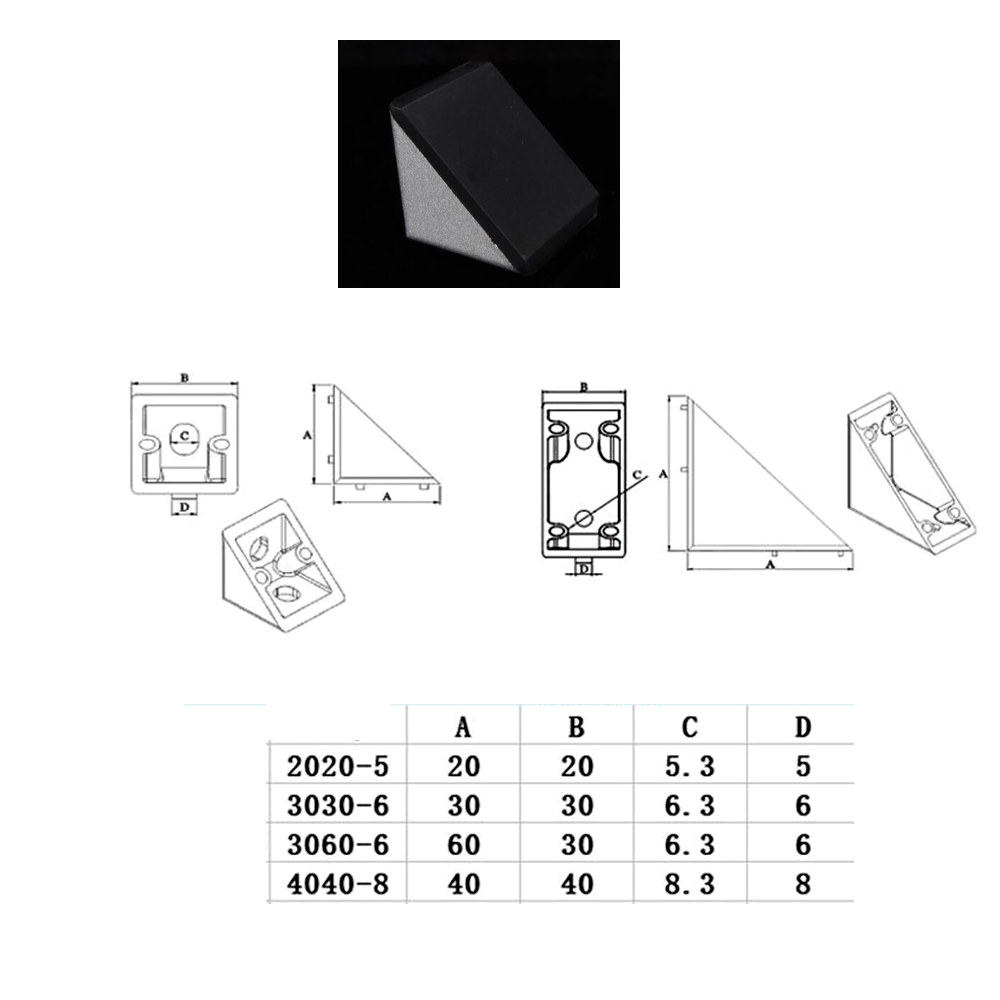 10 sztuk 2020 3030 4040 uchwyt – Corner Bracket Angle recenzja i cena