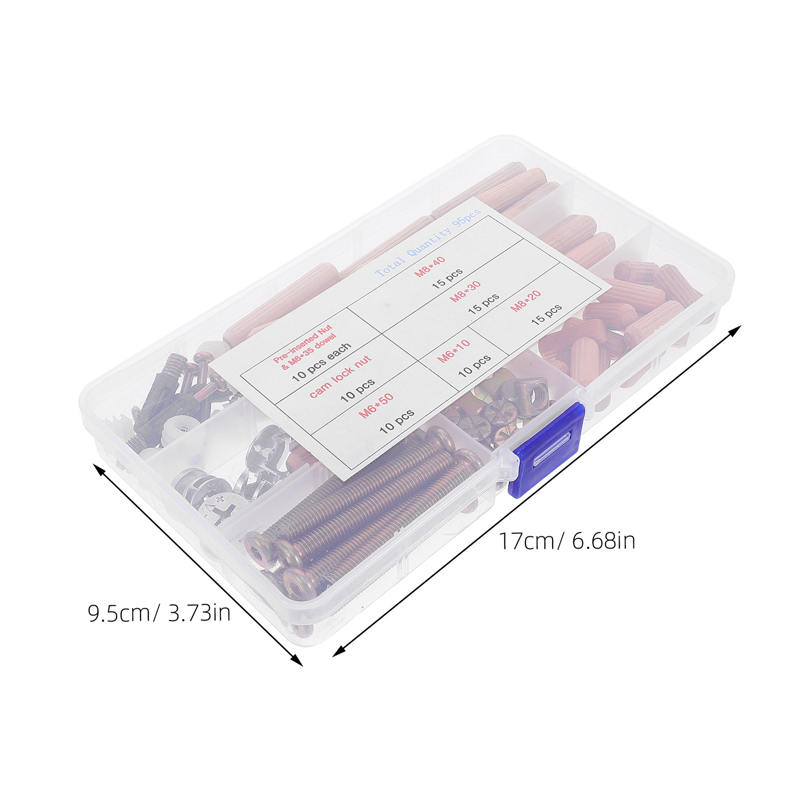 95-częściowy zestaw okuć meblo – Furniture Hardware Kit recenzja i cena